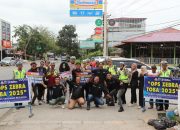 Jumat Berkah, Sat Lantas Polres Sergai Gelar Edukasi dan Bansos di Tengah Ops Zebra Toba 2025