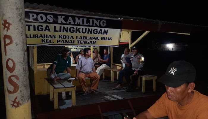 Polres Labuhanbatu Aktifkan Lagi Jaga Malam Satkamling, Dukung Program “Commanders Wish” Kapolda Sumut