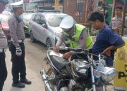 Ops Zebra Toba 2025, Satlantas Polres Labuhanbatu  Atur Lalu Lintas Dijalur Sibuk