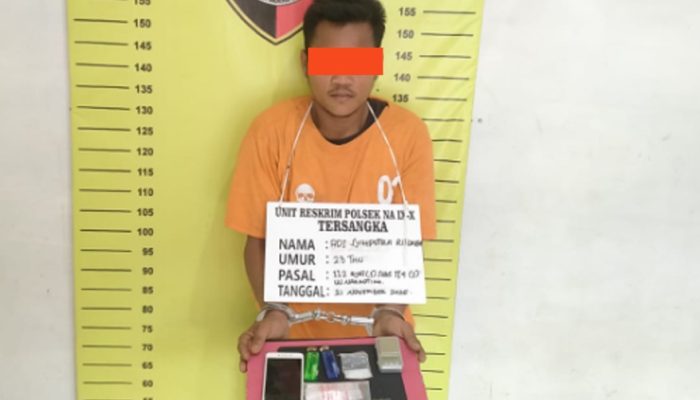 Gerak Cepat Polsek Na IX–X, Dua Pengedar Sabu Ditangkap di Aek Kota Batu