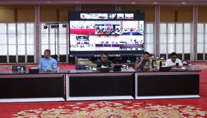 Pangdam I/BB Hadiri Rakor Percepatan Penanganan Banjir dan Longsor di Tiga Provinsi