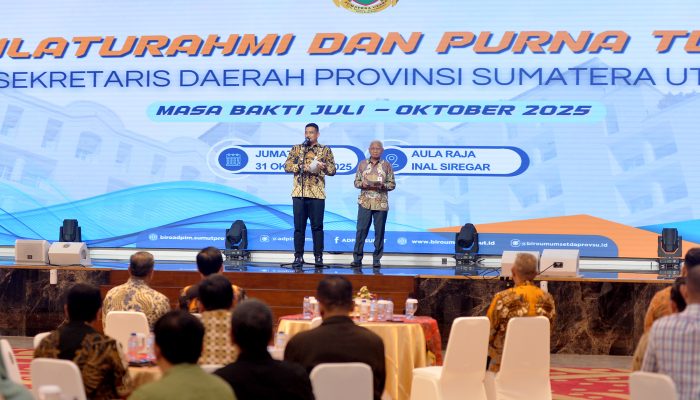 Sekdaprov Sumut Pamit, Bobby dan Surya: “Empat Bulan Tapi Serasa Lama!”