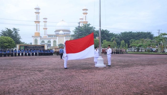Upacara Peringatan Hari Pahlawan Di Kantor Bupati Asahan, Sekda Ajak Seluruh Lapisan Masyarakat Syukuri Kemerdekaan