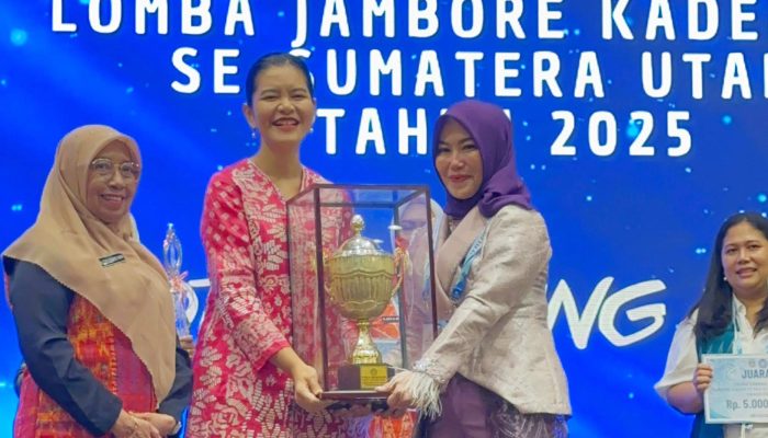 TP-PKK Kota Tanjungbalai Kembali Bawa Pulang Piala Bergilir, Raih Juara Umum Jambore PKK Sumut 2025