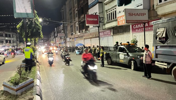 Patroli Gabungan Tiga Pilar Tekan Aksi Balap Liar dan Pungli di Labuhanbatu