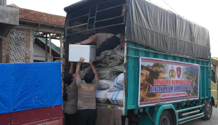 Baintelkam Polri Kirim Bantuan Besar untuk Pemulihan Pascabencana di Sumut