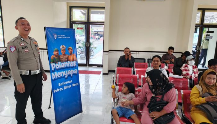 Satlantas Polres Blitar Kota Edukasi Warga Soal Tarif PNBP dan Perpanjangan Pembebasan Pajak Kendaraan