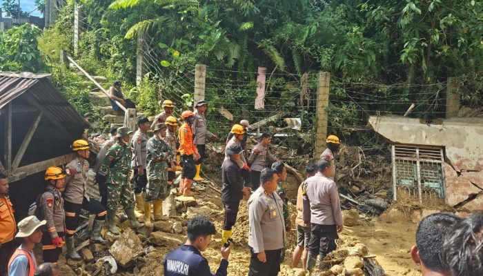 Longsor Sibolga: Pencarian Belum Berbuah Hasil, Tim K-9 Tetap Dikerahkan
