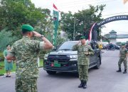 Penyambutan Pangdam I/BB dan Ketua Persit KCK Daerah I/BB di Makodam I/BB