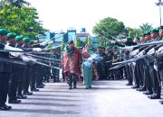 Pelepasan Mayjen TNI Rio Firdianto dan Ibu Galuh Rio Firdianto oleh Pangdam l/BB bersama Ketua Persit KCK Daerah l/BB