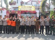 Kapolda Sumut Tinjau Pos Operasi Lilin Toba di Padangsidimpuan