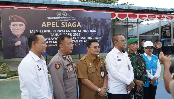 PW KAMMI Sumut Apresiasi Apel Siaga Nataru di Lapas Tanjung Gusta