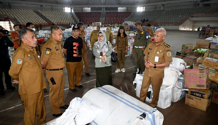 Wagub Sumut Pantau Gudang Logistik Bantuan Bencana