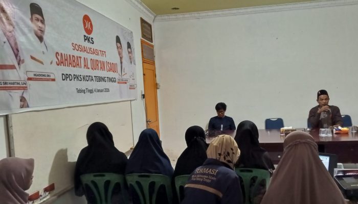 Membangun Generasi Qur’ani:DPD PKS Tebing Tinggi Gelar Sosialisasi TFT Sahabat Al-Qur’an