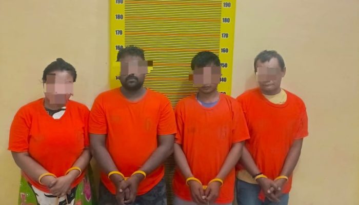 Polda Sumut Bongkar Jaringan Sabu di Kampung Baru, Empat Orang Ditangkap