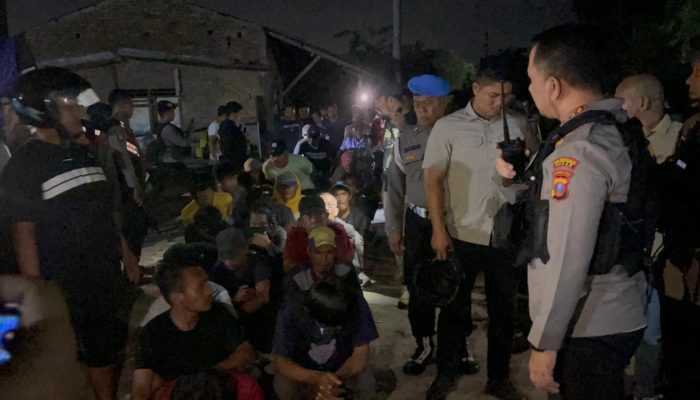 Polrestabes Medan Kembali Grebek Sarang Narkoba Jermal, 41 Orang Diamankan