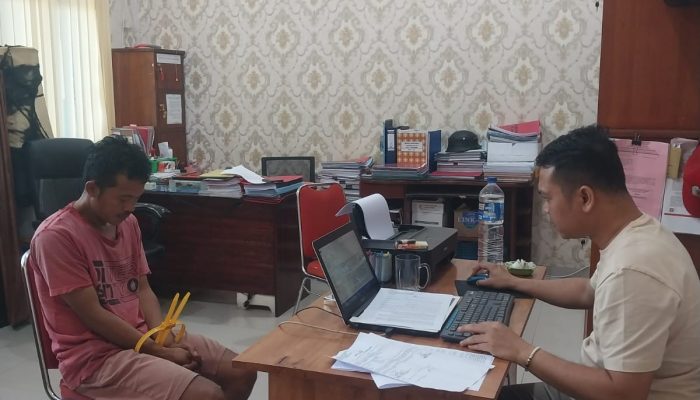 Polres Serdang Bedagai Ciduk Sopir Angkot Viral