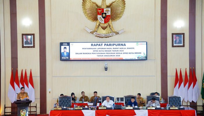 Rico Waas Nilai Hasil Raker DPRD Strategis bagi Pembangunan Medan 2026