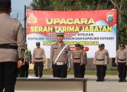 Kapolres Sergai Pimpin Sertijab Sejumlah Pejabat Utama