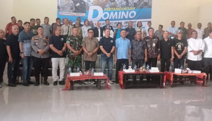 Turnamen Domino PWI Sumut Meriahkan HPN 2026
