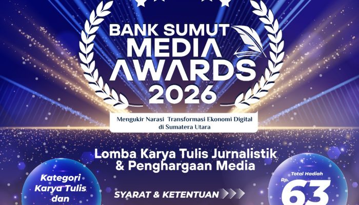 Bank Sumut Gelar Lomba Opini Jurnalis dan Media Award HPN 2026