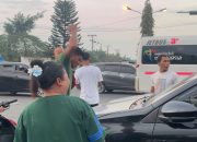 Avanza dan Mio Soul Terlibat Insiden Lalu Lintas di Simpang Kayu Besar Tanjung Morawa