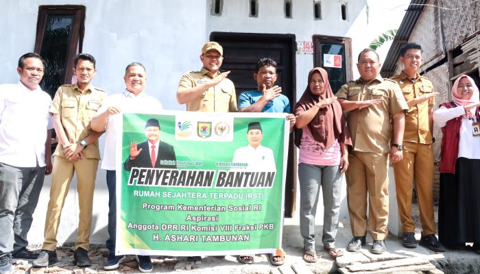 Wabup Sergai Serahkan Bantuan RST Kemensos dan Tinjau Koperasi Merah Putih