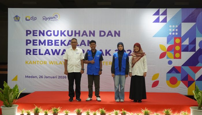 DJP Sumut I Kukuhkan 286 Relawan Pajak