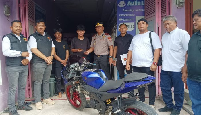 Polsek Medan Tembung Kembalikan Sepeda Motor Hasil Curian