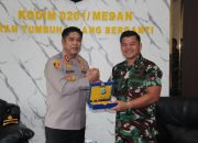Perkuat Sinergitas dan Membangun Komunikasi Solid,Dandim 0201/Medan Terima Kunjungan Silaturahmi Kapolres Belawan
