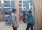 Respon Cepat Polisi, Polsek Udanawu Kawal Ambulans Selamatkan Pasien Asma