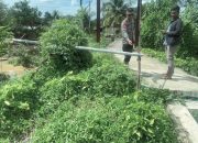 Brimob Sumut Cek Jembatan Gantung Rusak di Tukka