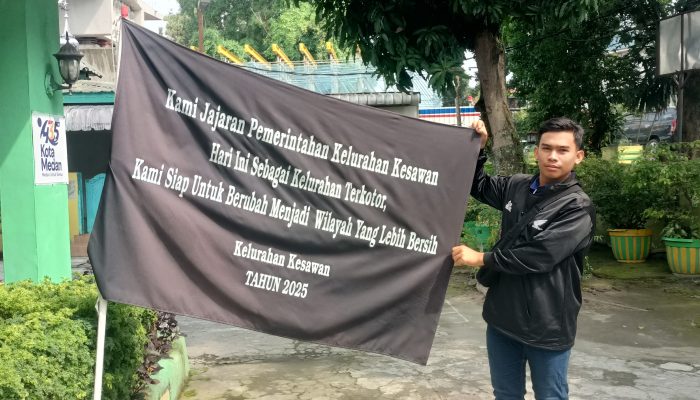 Kantor Lurah Kesawan Dapat Bendera Hitam, Bukan Karena Berduka, Tapi Dinilai Paling Jorok