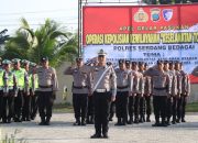 Polres Serdang Bedagai Gelar Apel Operasi Keselamatan Toba 2026