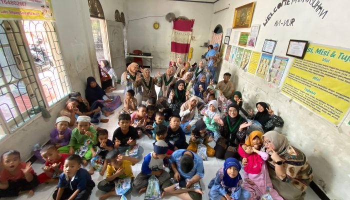 Rayakan Milad ke-79, HMI MPO Medan Pilih Mengajar dan Berbagi di Panti Asuhan