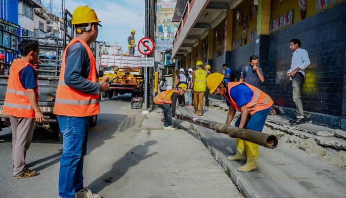 Tahun Ini, 12 Ruas Jalan di Medan Target Bebas Kabel Udara