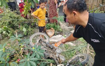 Pengendara Sepeda Motor Tewas Tertabrak Kereta Api di Perlintasan Pasar Bengkel