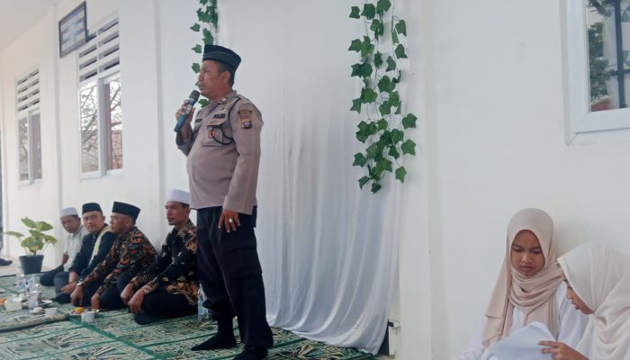 ‎Sinergi Polri dan Pendidikan: Kanit Binmas Polsek Bandar Khalifah Ajak Siswa SMPN 2 Teladani Kedisiplinan Rasulullah  ‎