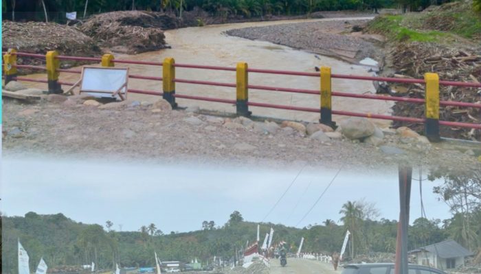 Brimob Pantau Debit Sungai Garoga, Status Air Dilaporkan Stabil