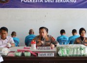 2 Bulan, Polresta Deli Serdang Ciduk 9 Bandit Narkoba & Sita 33,8 Kilo Sabu