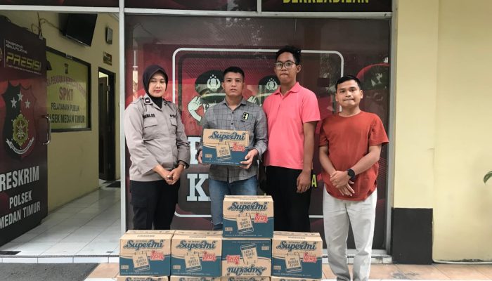 Polsek Medan Timur Salurkan Bantuan untuk Korban Bencana Aceh Tamiang