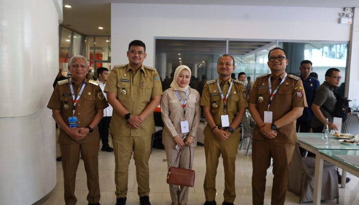 Wali Kota dan Wakil Wali Kota Tanjungbalai Bersama Forkopimda Hadiri Rakornas Pemerintah Pusat dan Daerah Tahun 2026