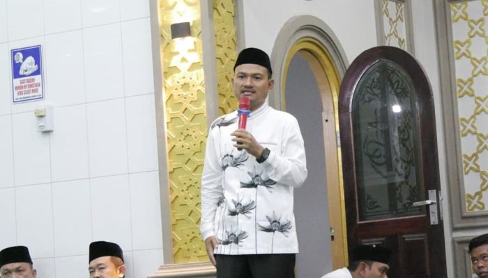 Safari Ramadan di Masjid Nurul Ikhwan, Wali Kota Mahyaruddin Salim Paparkan Program Prioritas Penataan Kota Wujudkan Tanjungbalai EMAS