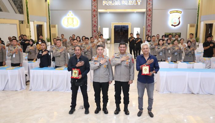 Polda Sumut Latih Personel Humas Produksi Konten Visual
