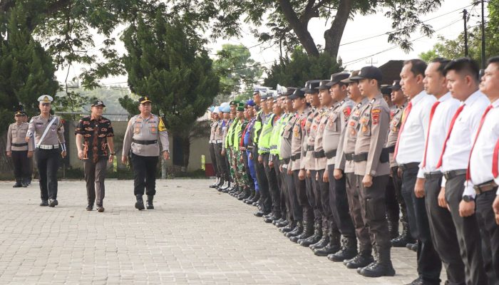 Polres Sergai Gelar Apel Operasi Ketupat Toba 2026