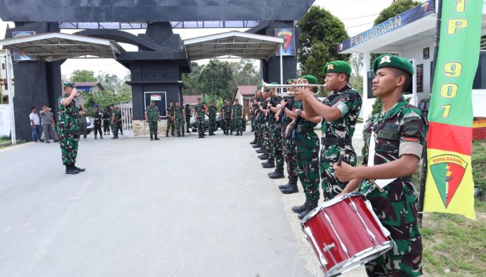 Pangdam I/BB Tinjau Marshalling Area Yonif TP 901/Suhul Gading, Kab .Simalungun.