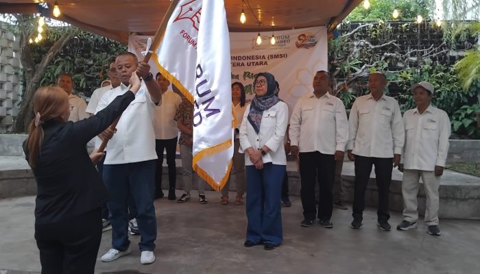 Forum Pemred SMSI Sumut Resmi Dilantik, Lilik Riadi Dalimunthe Jadi Ketua