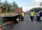 Pelajar Tewas dalam Kecelakaan Motor Tabrak Truk di Jalinsum Serdang Bedagai