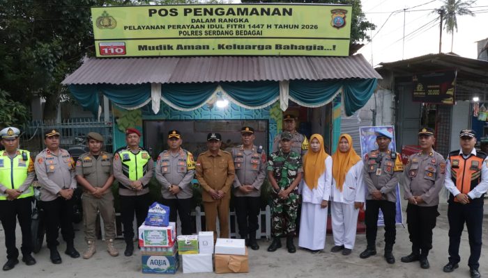Kapolres Sergai dan Forkopimda Cek Pos Pengamanan Ops Ketupat Toba 2026