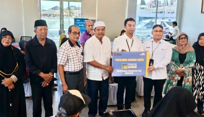 BRI BO Gunungsitoli dan PT Taspen Cabang Kepulauan Nias Salurkan Paket Ramadhan kepada Pensiunan